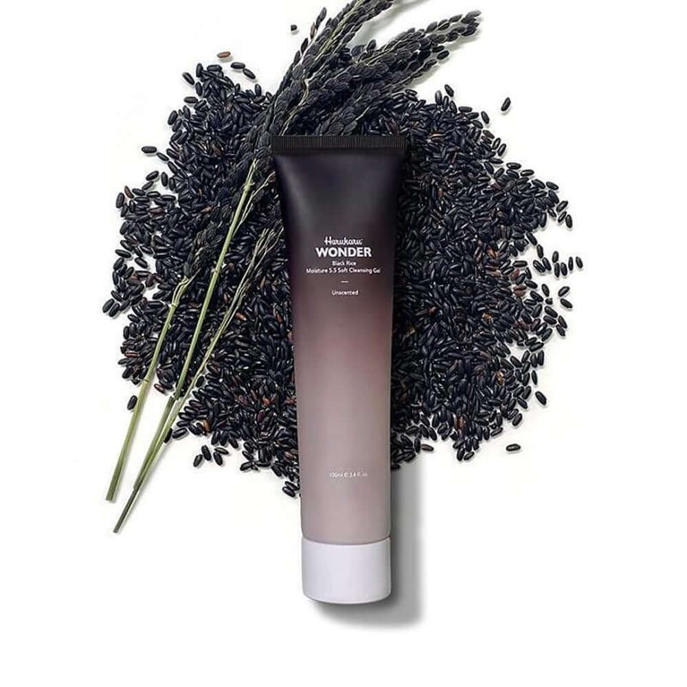 ハルハル ブラックライス モイスチャー マイルドリー アシディック ソフト クレンジングジェル 100ml