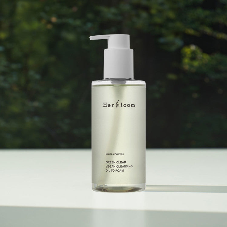 ハーブブルーム グリーンクリア ヴィーガン クレンジングオイル トゥフォーム 200ml
