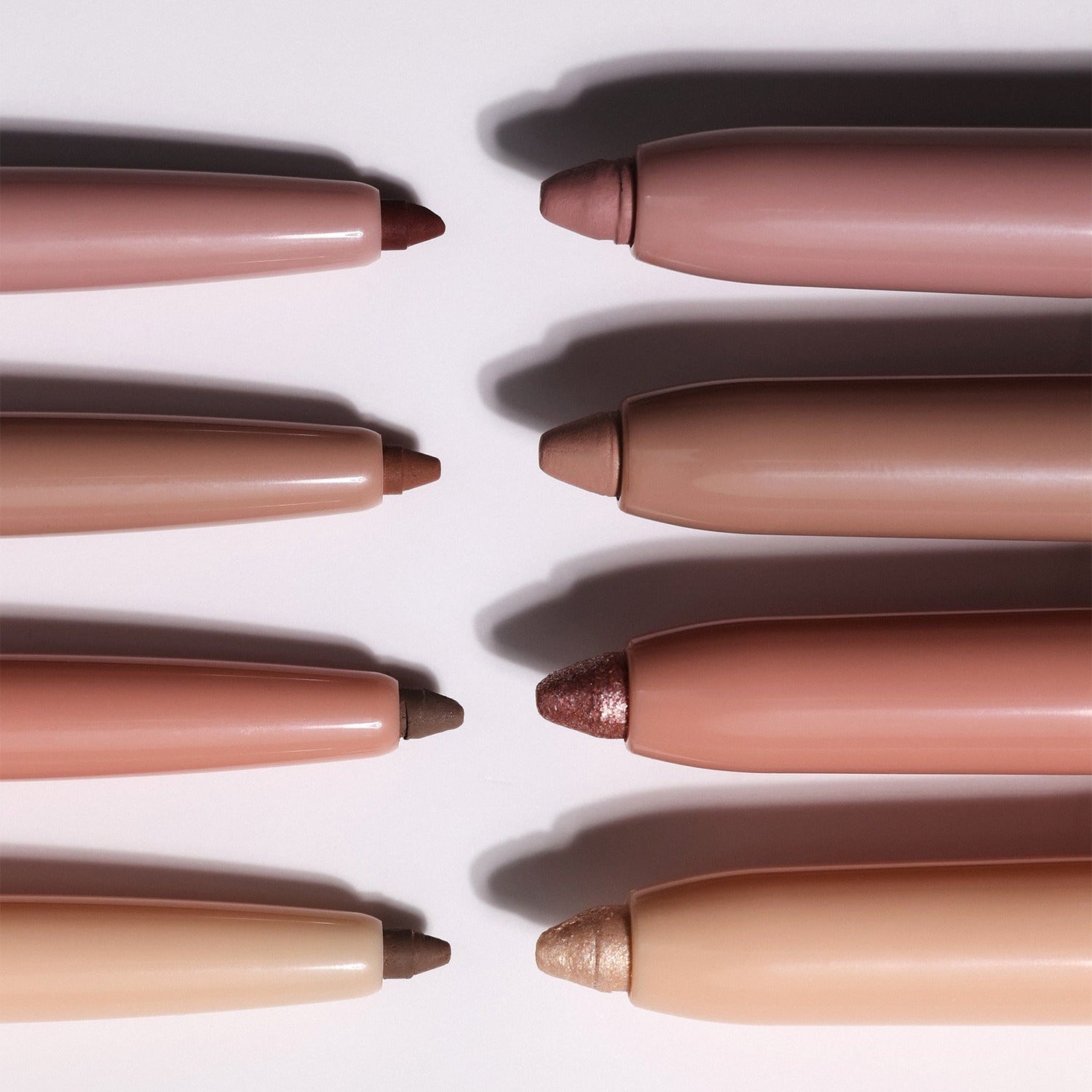 HINCE Depth Dual Color Stick makeup products in various shades, showcasing versatile color options for eyes and cheeks.