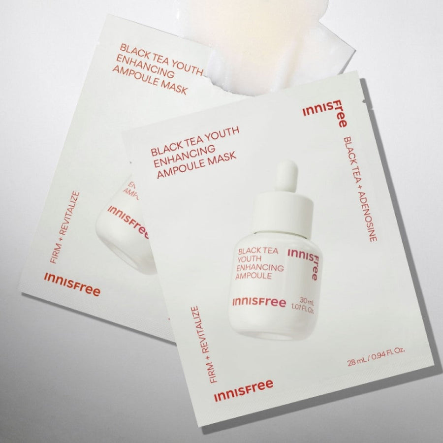 Innisfree Black Tea Youth Enhancing Ampoule Mask