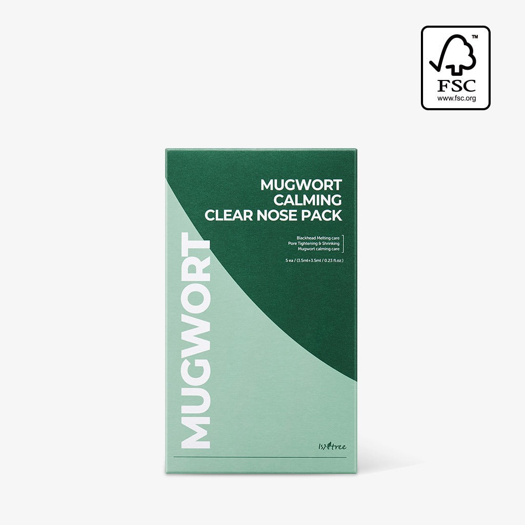 Isntree Mugwort Calming Clear Nose Pack_3.5+3.5g(5 Sheets)