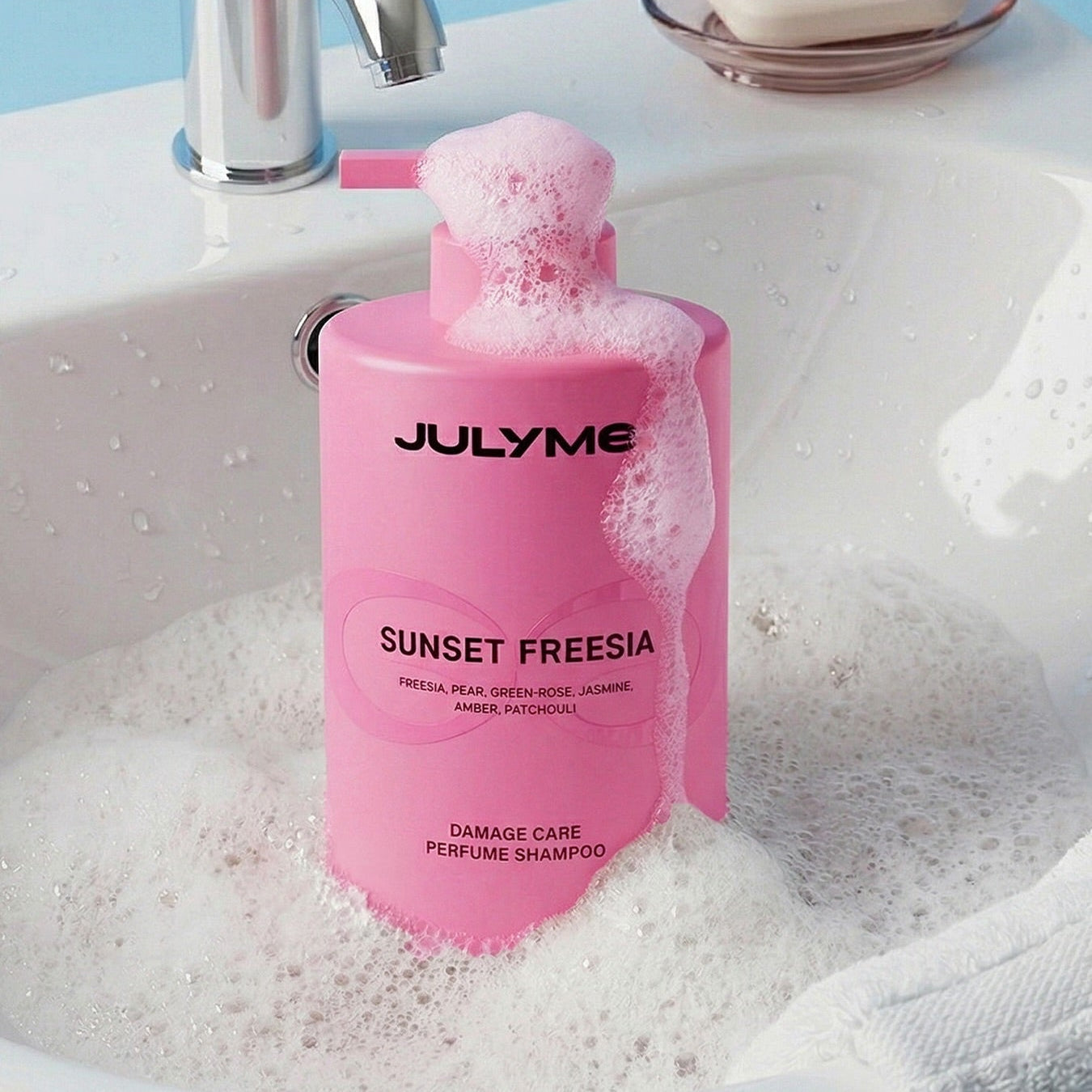 Julyme Damage Care Perfume Hair Shampoo 500ml (Sunset Freese)