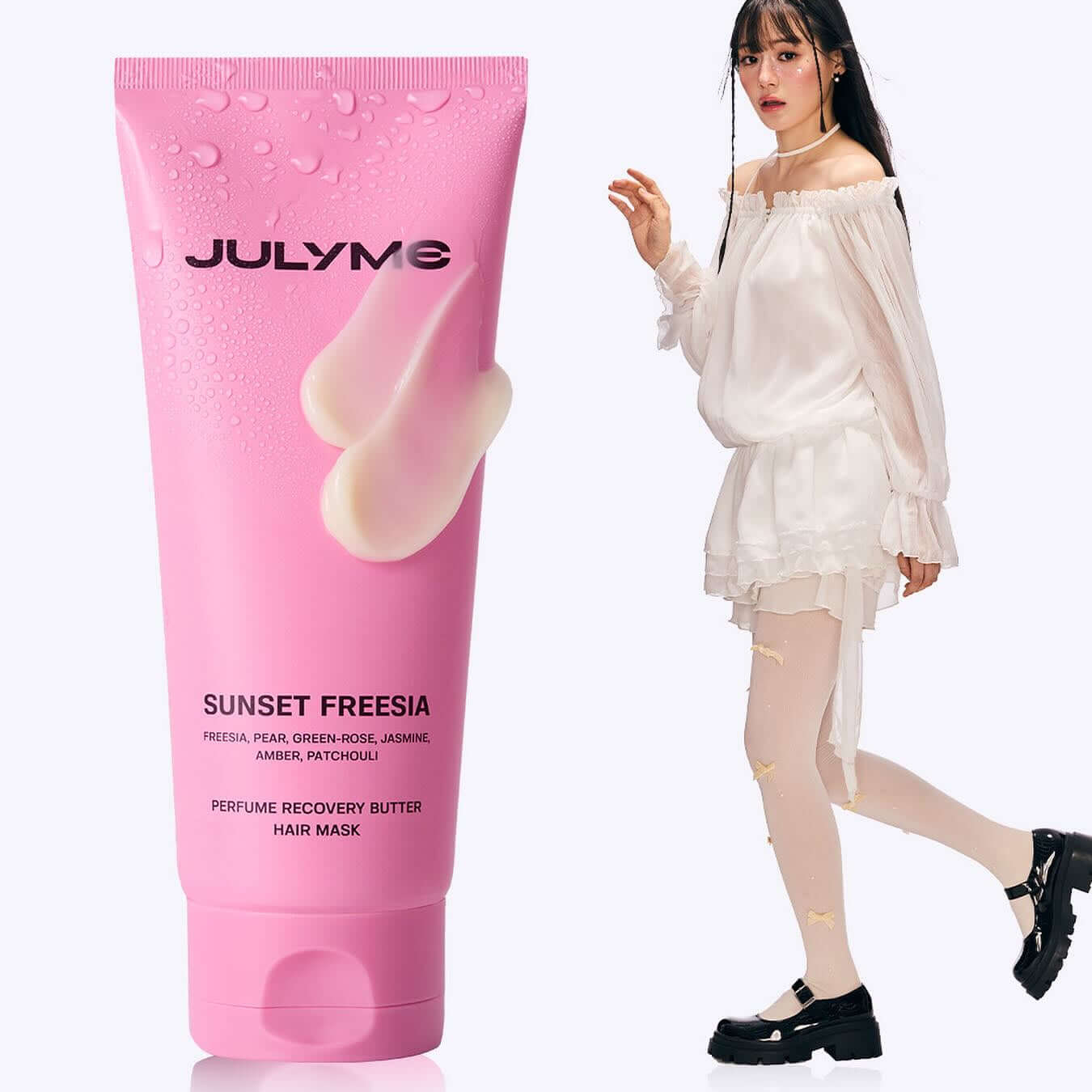 Julyme Perfume No-Wash Repair Hair Pack 150ml (Sunset Freesia)