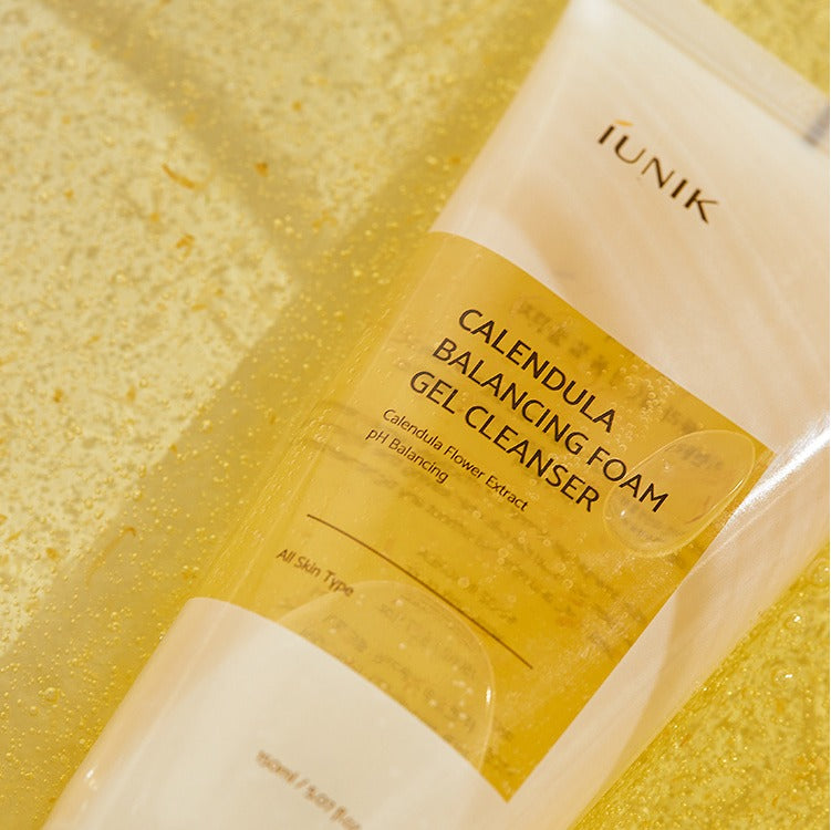 Iunik Calendula Balancing Foam Gel Cleanser 150ml