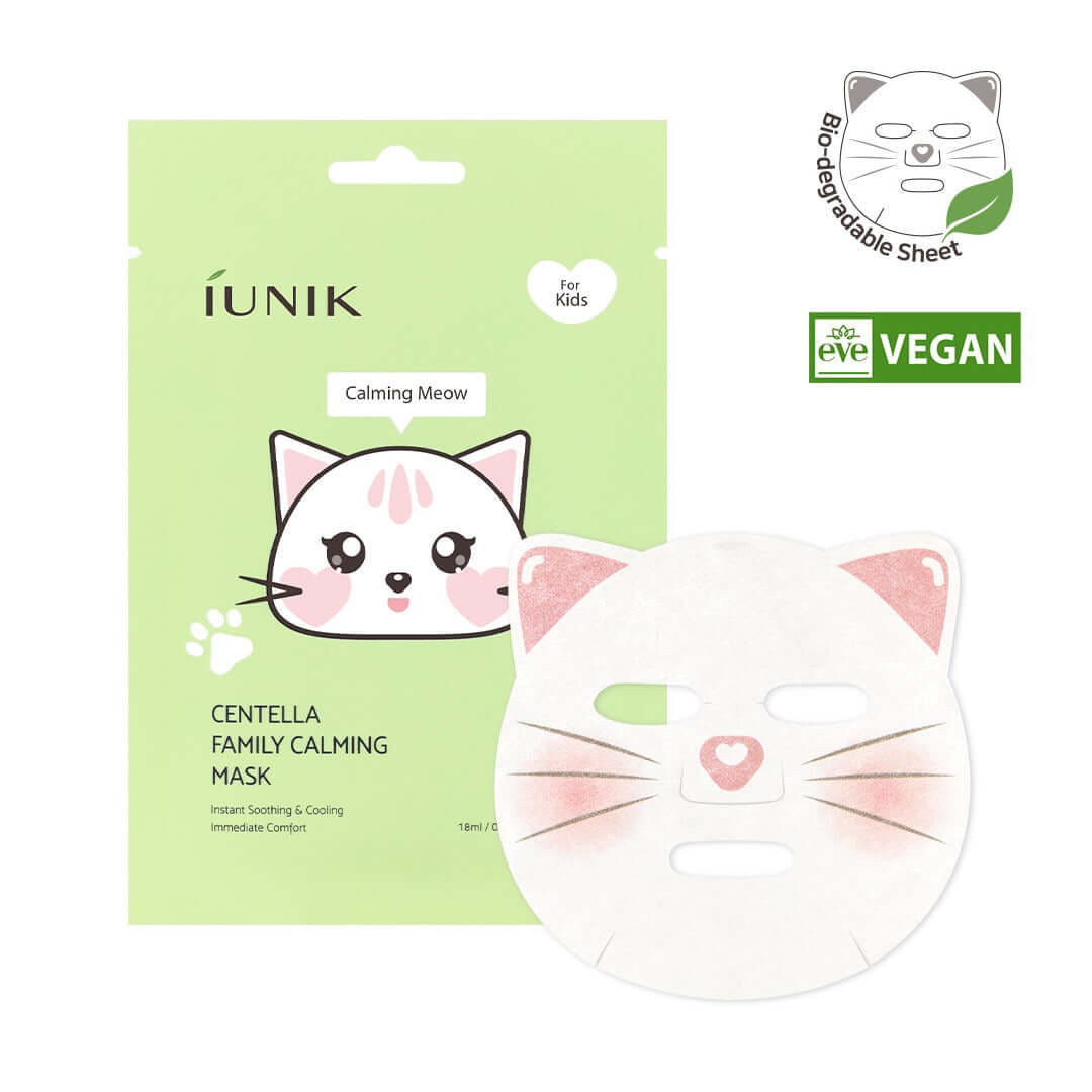 Iunik Centella Family Calming Mask For Kids (10 Sheets)
