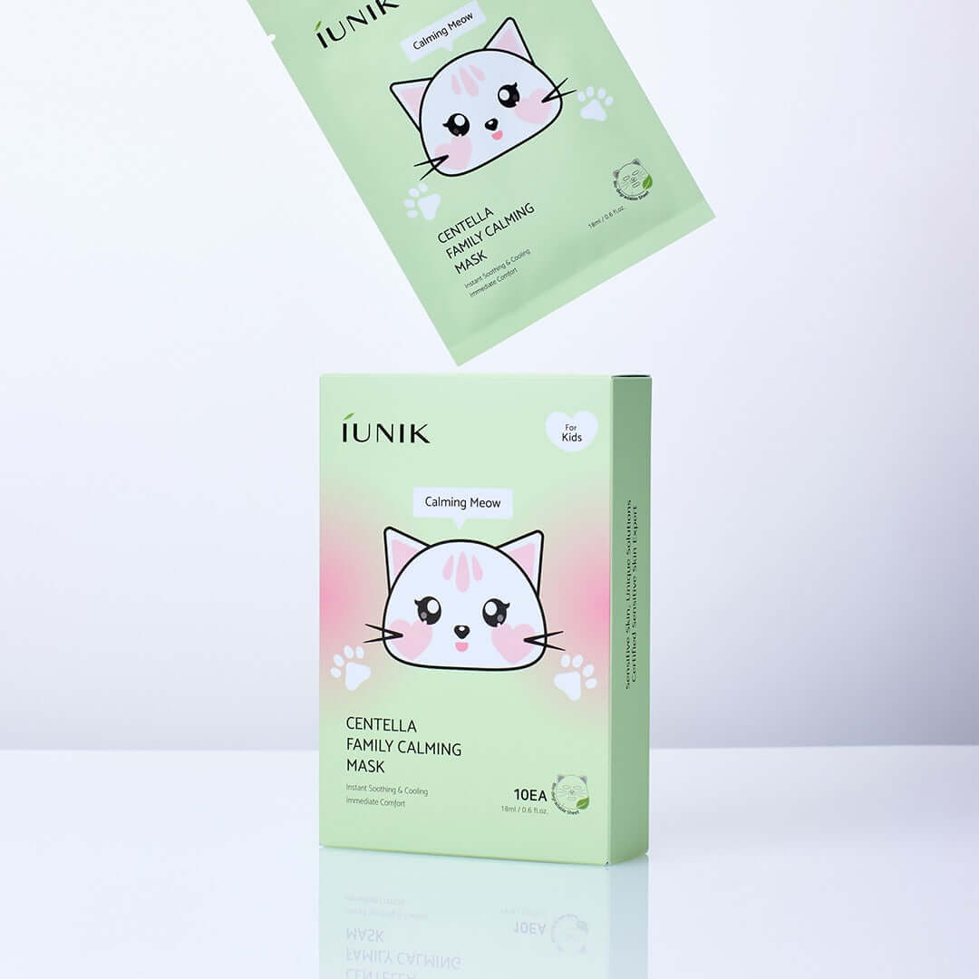 Iunik Centella Family Calming Mask For Kids (10 Sheets)