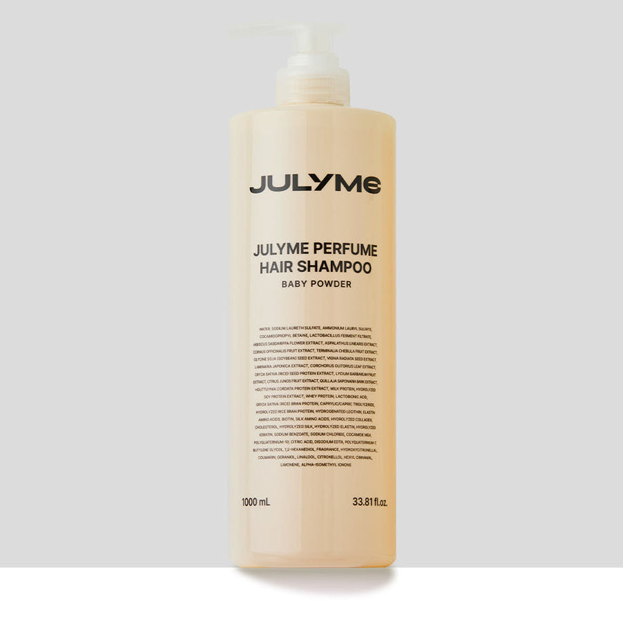 Julyme ラージサイズ パフューム ヘアプロテイン シャンプー ベビーパウダー 1000ml