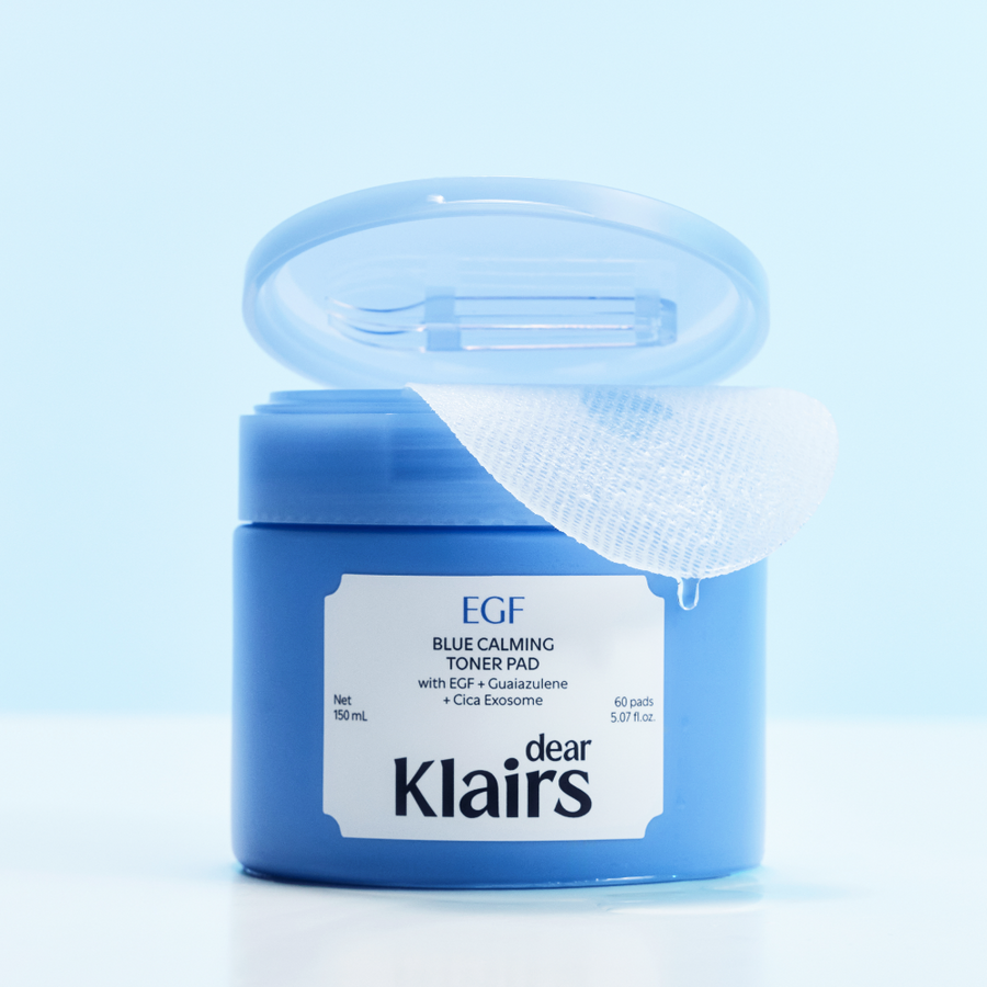 Klairs Egf Blue Calming Toner Pads 60 Pads