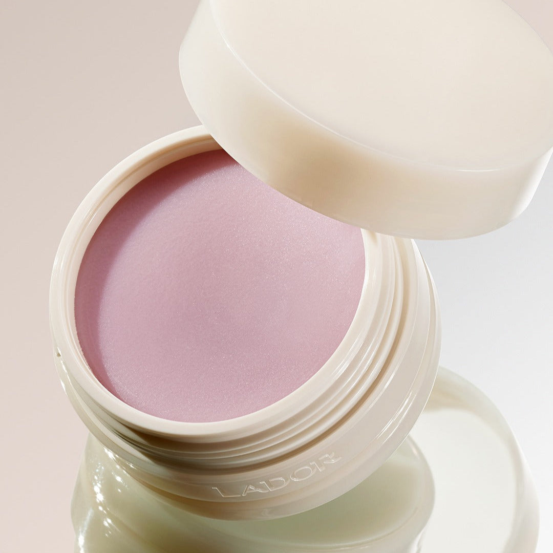LADOR Body Multi Balm 30g in open container showing pink balm surface.