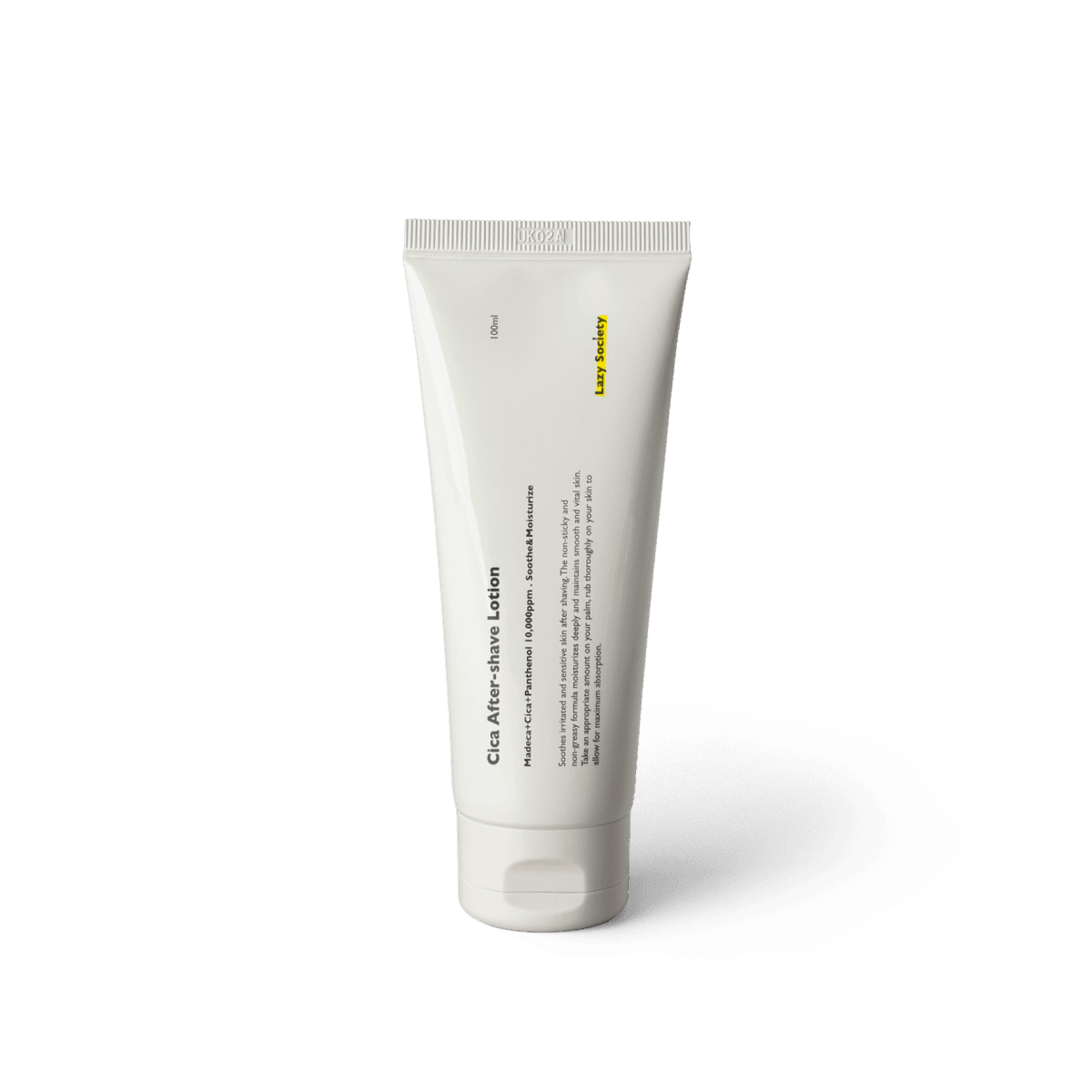 LAZY SOCIETY Cica Aftershave Lotion 100ml - Gentleman Korea Korean men's soothing post-shave lotion bottle