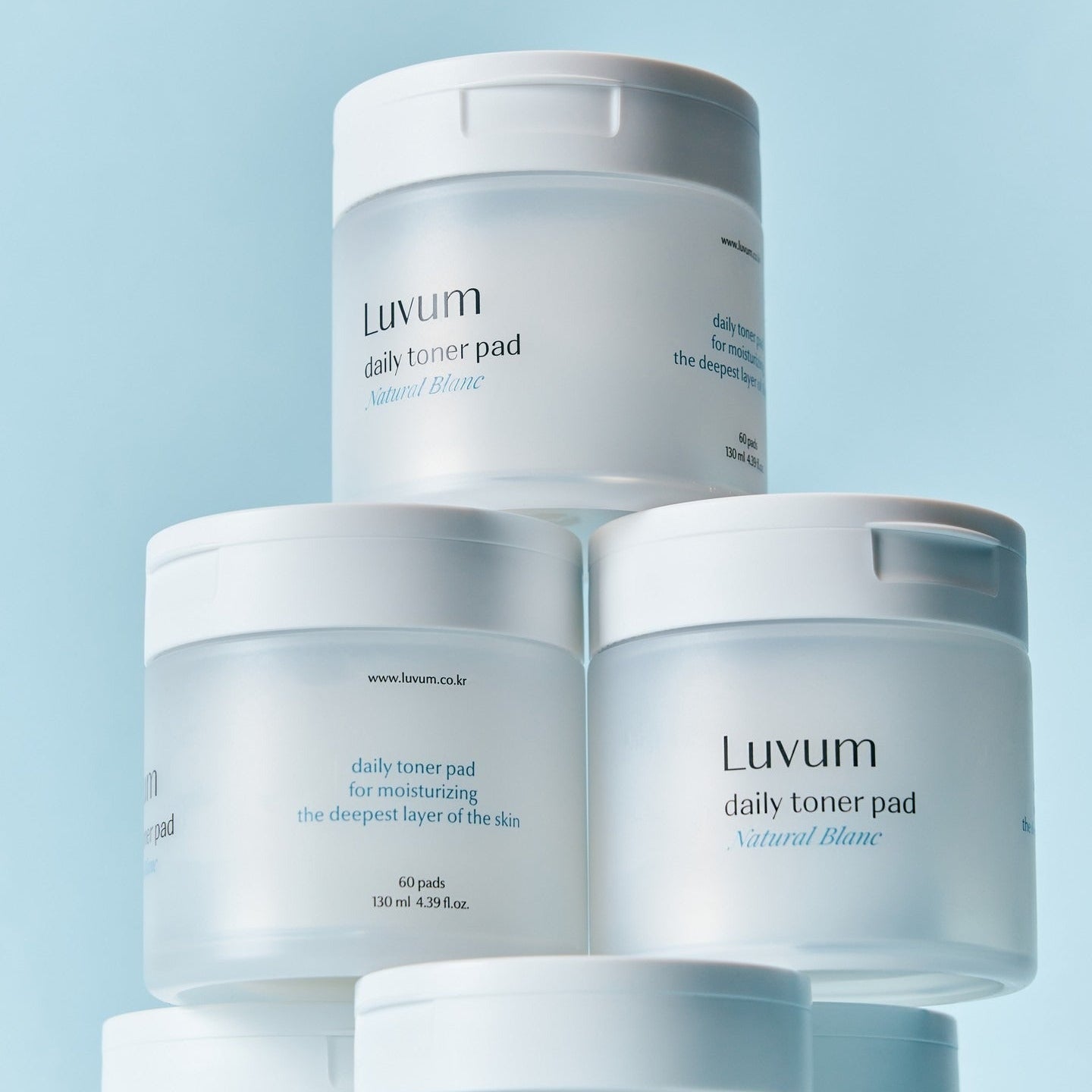 Luvum 1 Hyaluronic Acid Toner Pads 60 Sheets