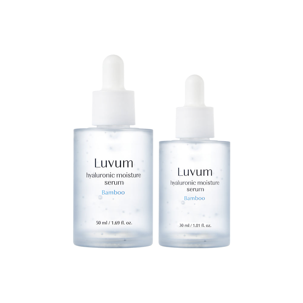 Luvum Bamboo Hyaluronic Acid Moisture Serum Set 50ml/30ml