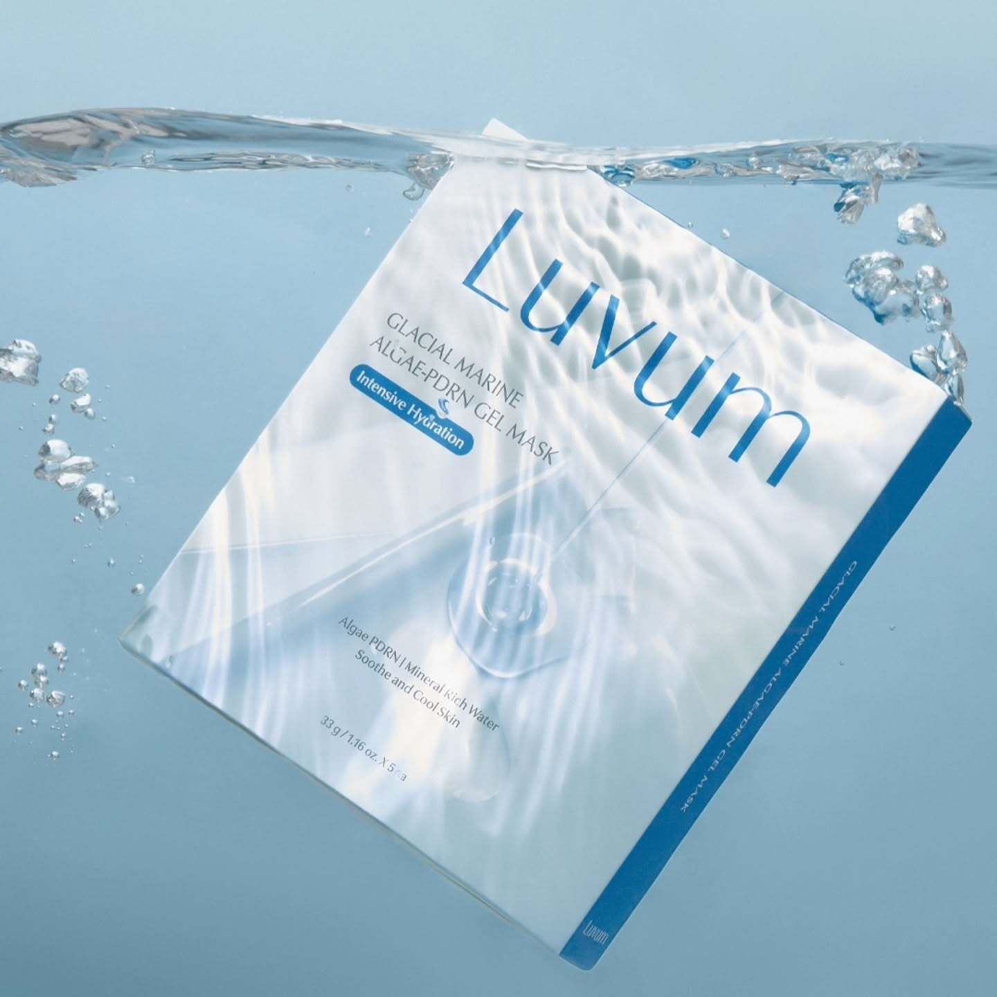 Luvum Glacial Maarine Aigae-Pdrn Gel Mask 5 Sheets