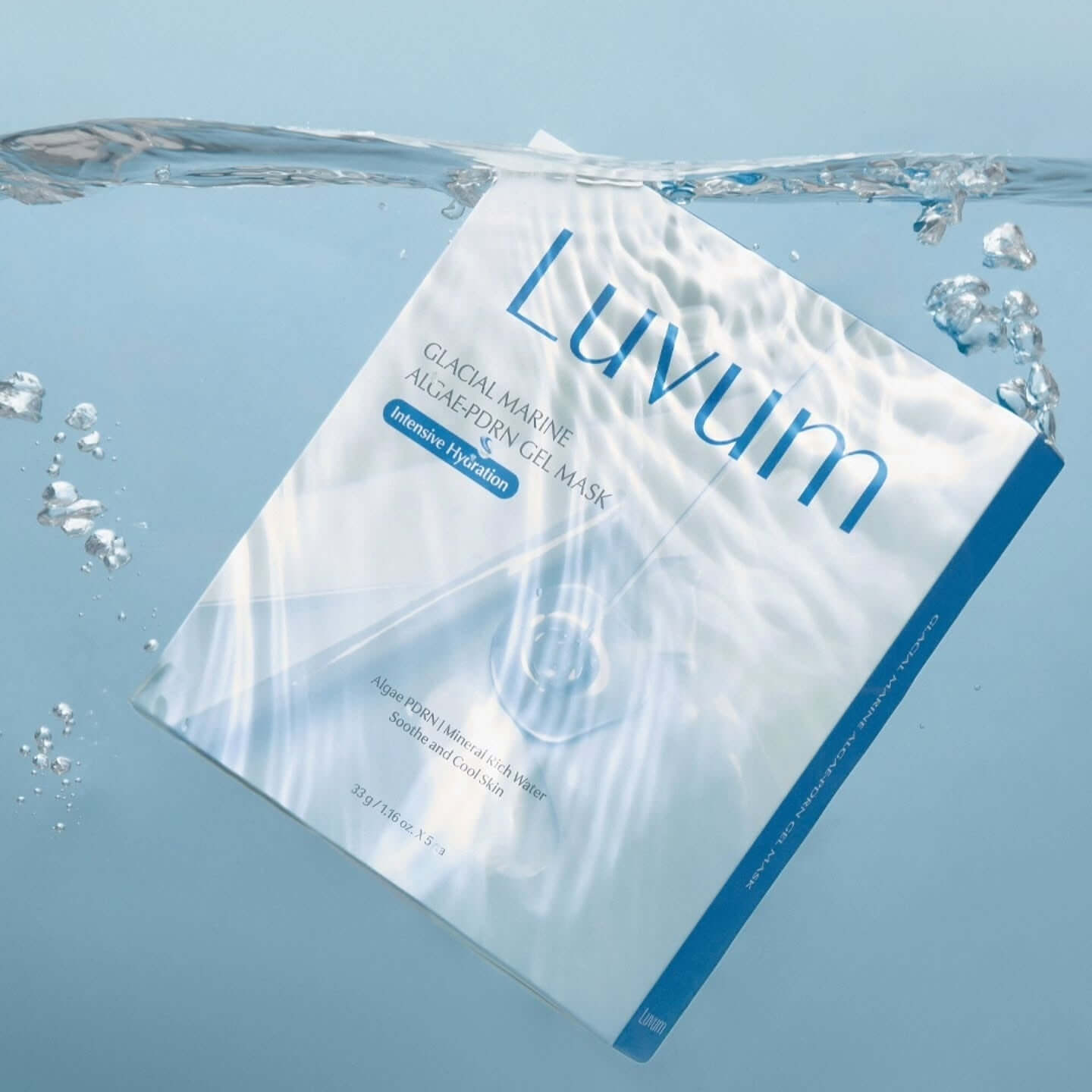 Luvum Glacial Maarine Aigae-Pdrn Gel Mask 5 Sheets