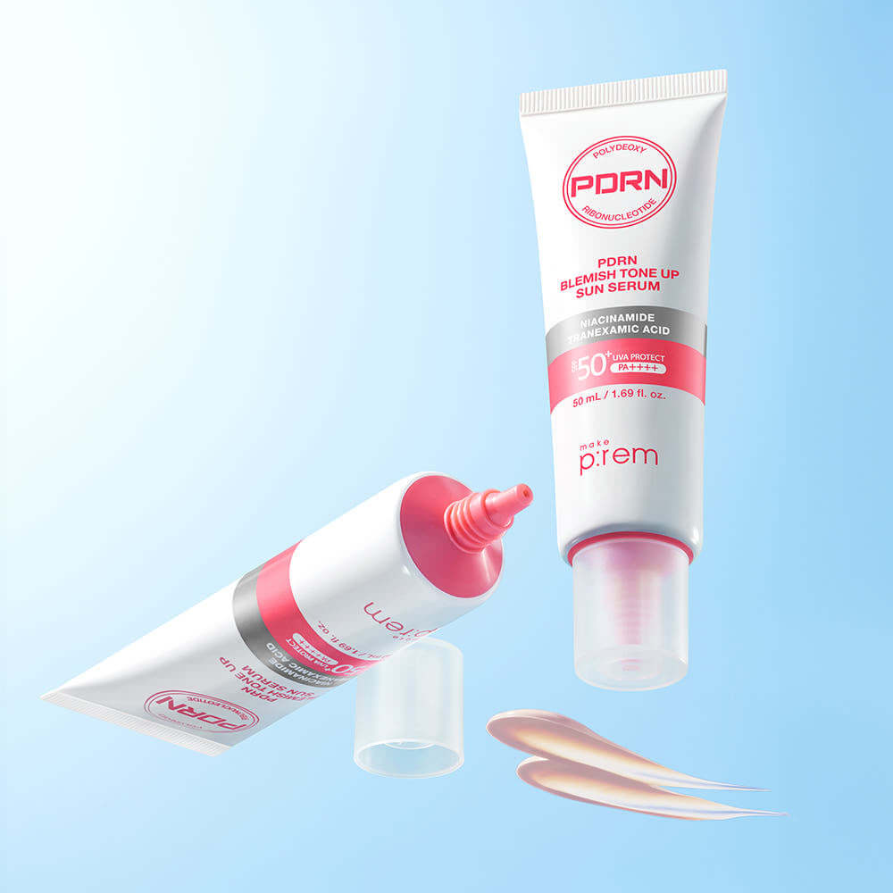 Make P:Rem Pdrn Blemish Tone-Up Sun Serum Spf 50+ Pa++++ 50ml