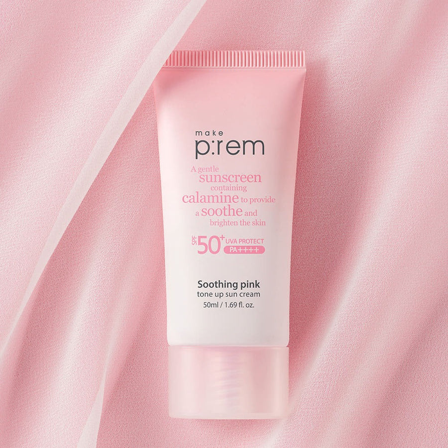 メイクプレム スージングピンク トーンアップサンクリーム SPF50+ PA++++ 50ml