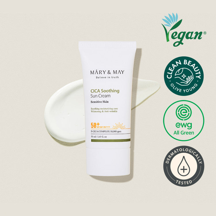 Mary & May シカ スージング サンクリーム SPF 50+ 50ml