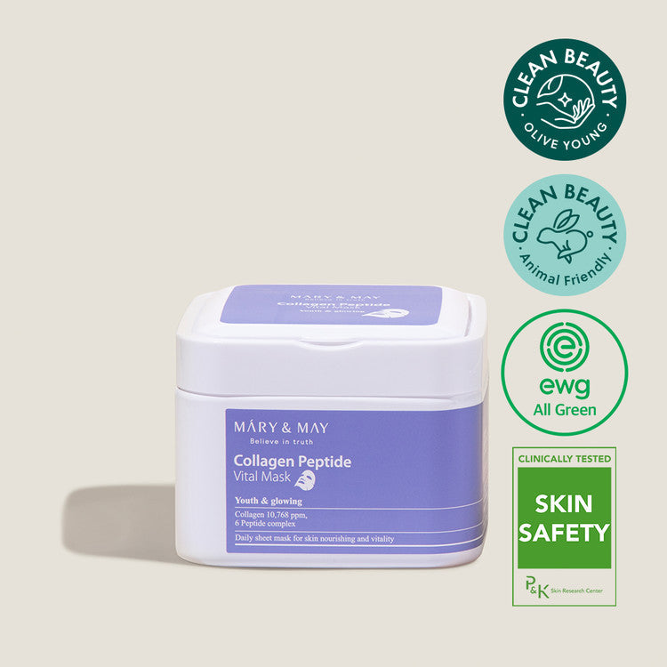 Mary & May Collagen Peptide Vital Mask X30