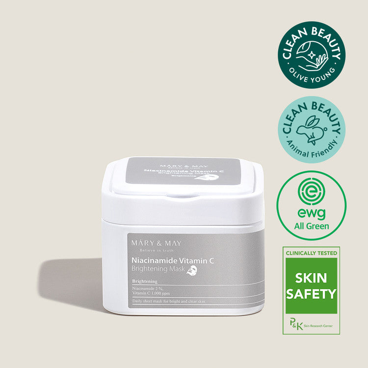 Mary & May Niacinamide Vitamin C Brightening Mask X30