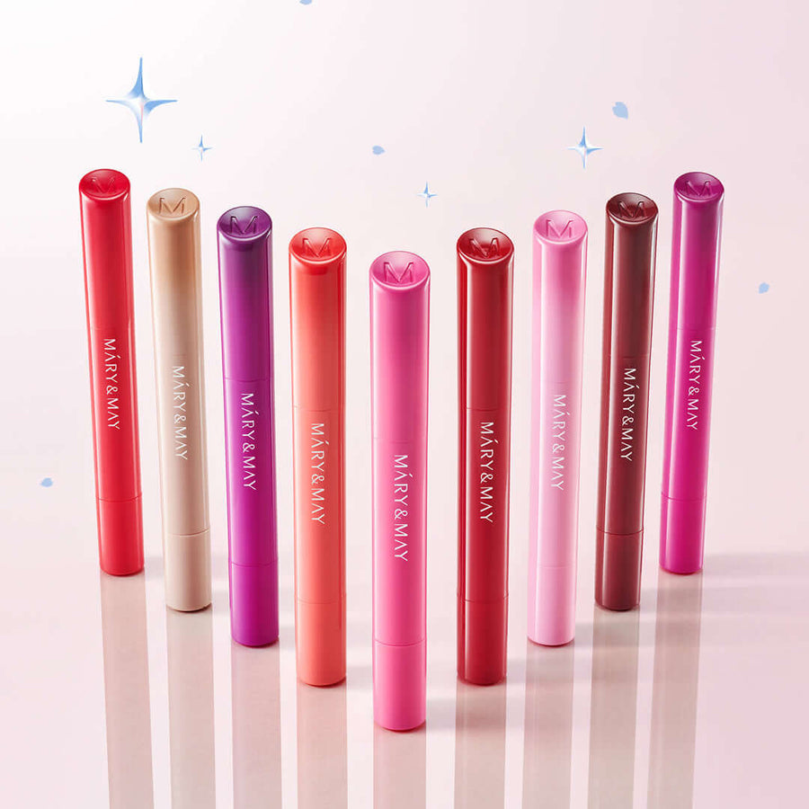 メアリー&メイ ブルーミング グロウ リップ 09 サンセット タンジェリン 1.7g
