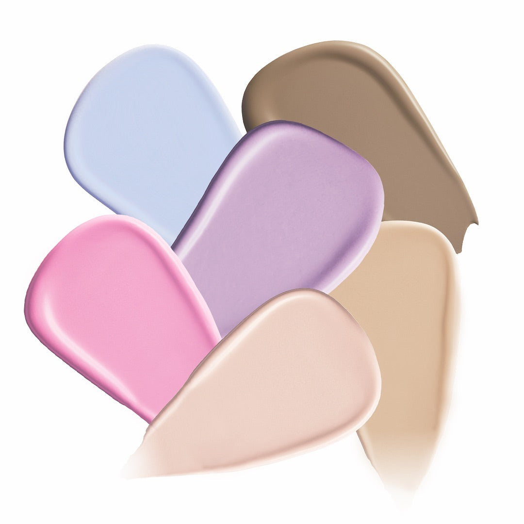MERRY MONDE Merry Everyday Color Correcting Concealer with swatches of different shades for perfect skin tone correction.