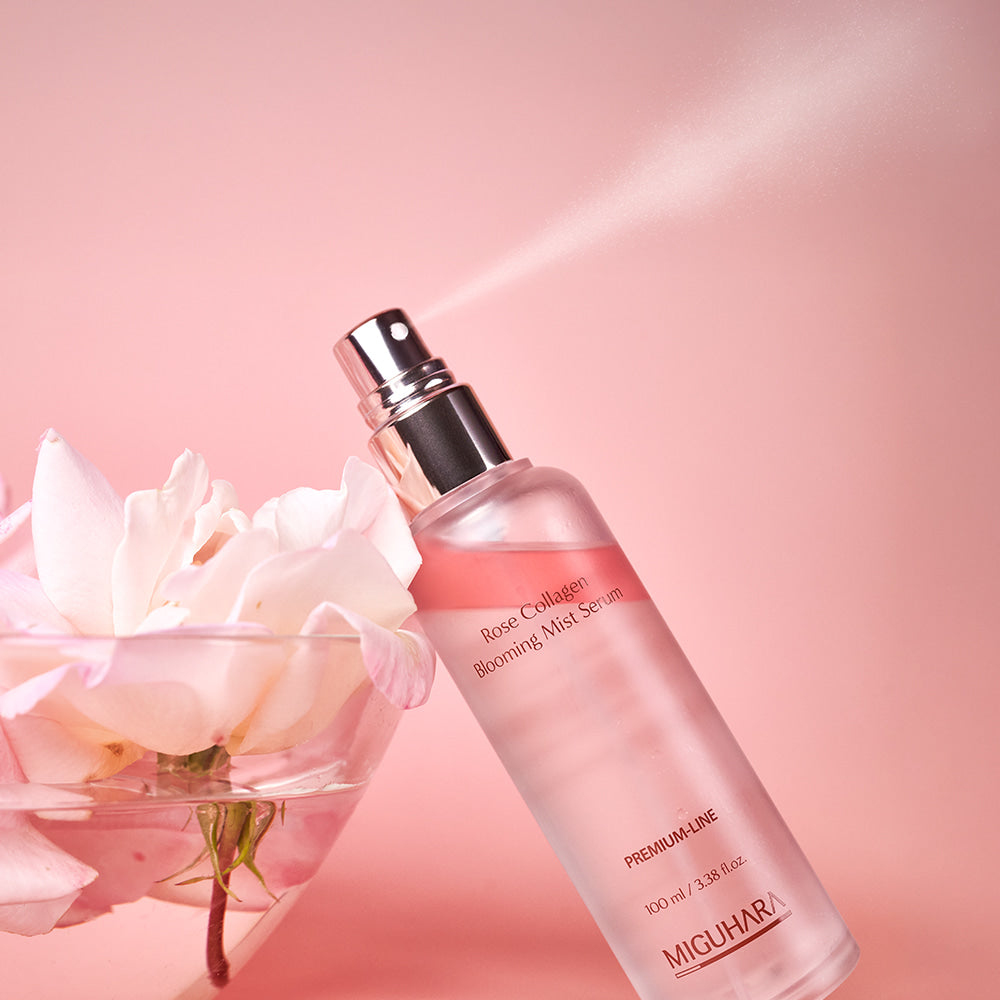 Miguhara Rose Collagen Blooming Mist Serum 100ml