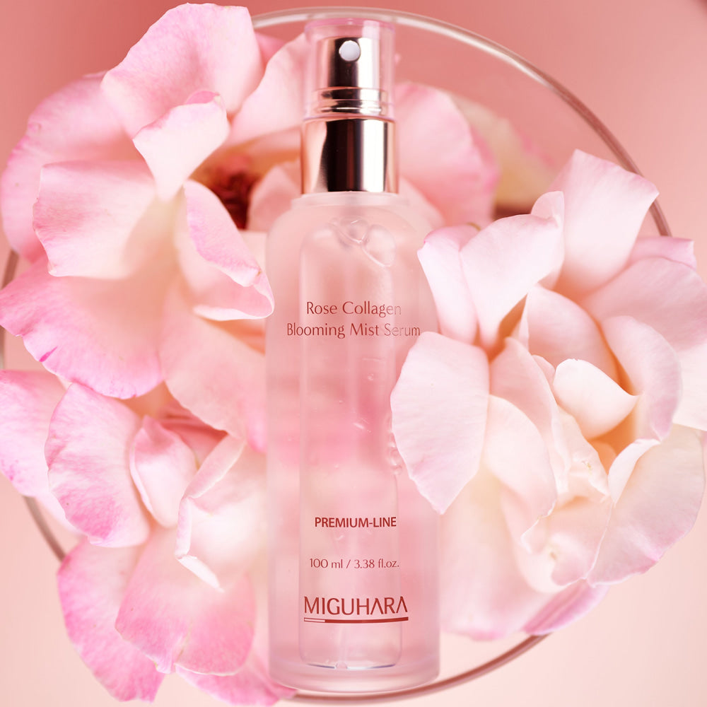 Miguhara Rose Collagen Blooming Mist Serum 100ml