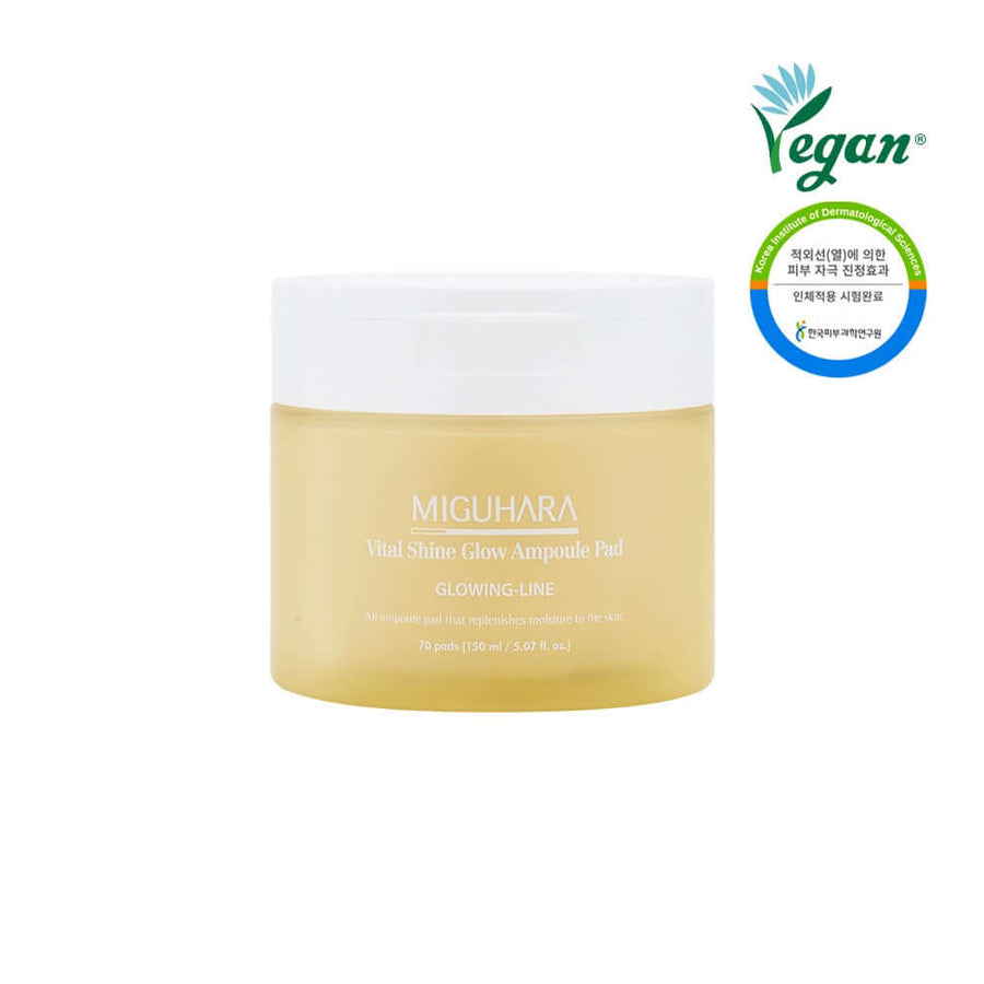Miguhara バイタルシャイングロウアンプルパッド 70枚 150ml
