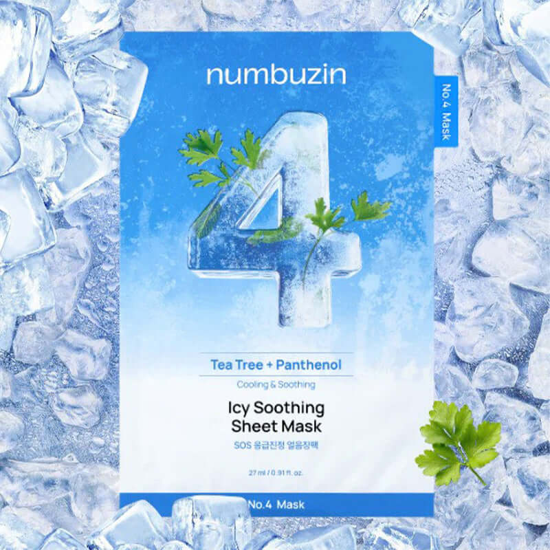Numbuzin No.4 アイスィ スージング シートマスク 27ml