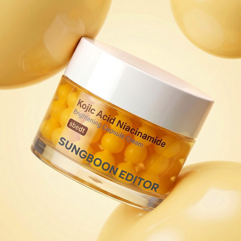 Sungboon Editor Kojic Acid Niacinamide Brightening Capsule Cream 50g