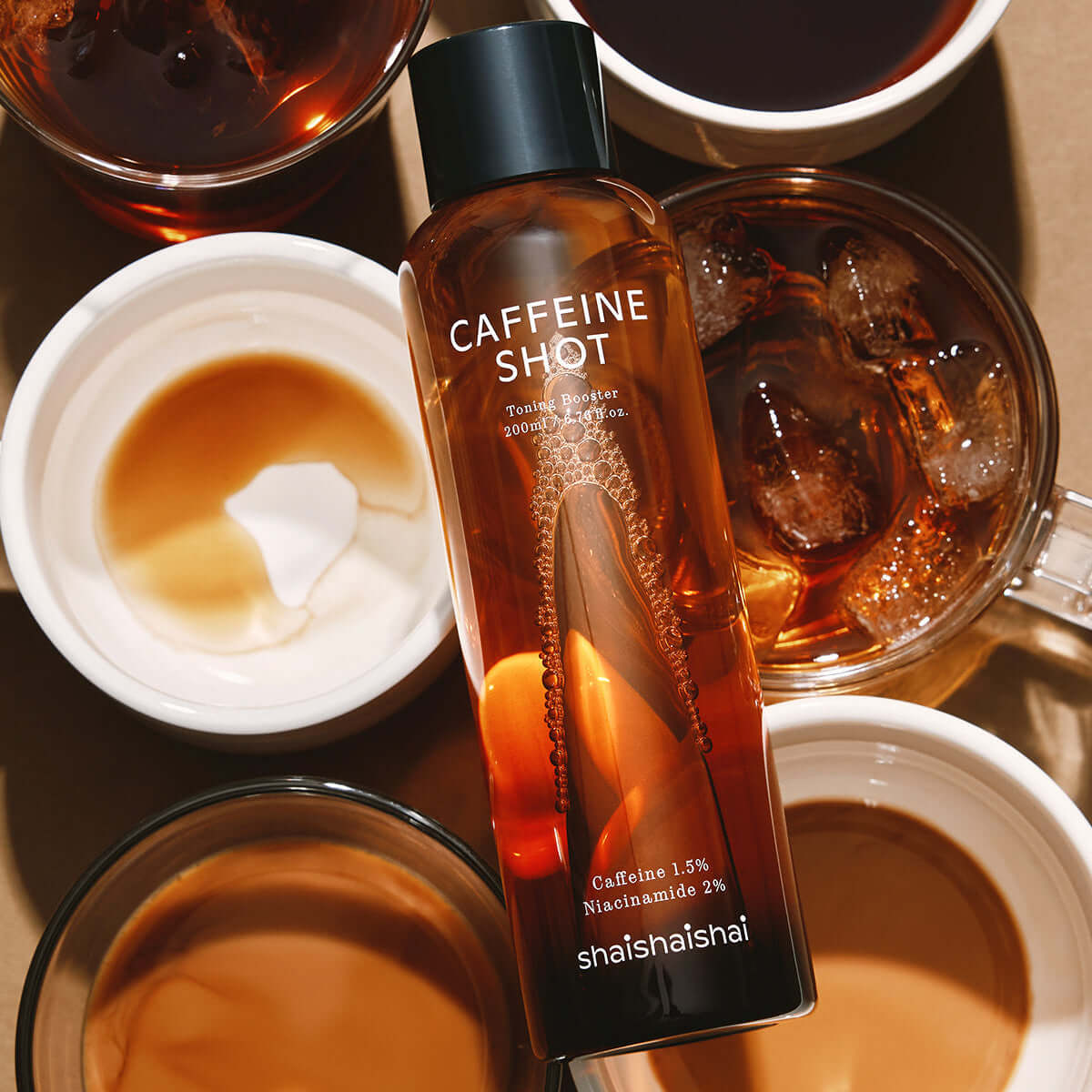 Shaishaishai カフェイン ショット ハイドレーティング ブライトニング トナー 200ml