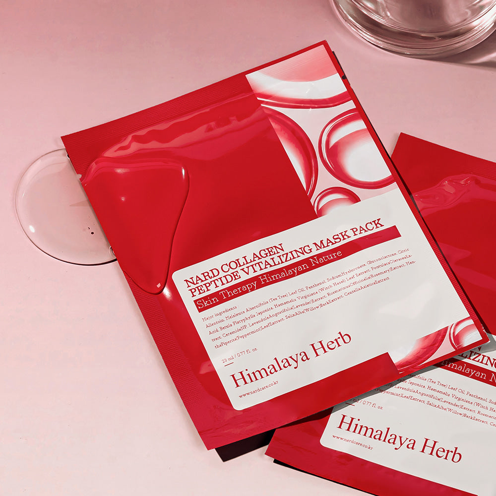 Nard Collagen Peptide Vitality Mask Pack 23ml 30 Sheets