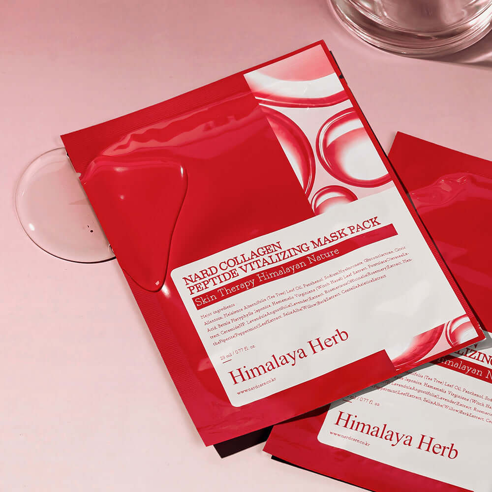 Nard Collagen Peptide Vitality Mask Pack 23ml 30 Sheets