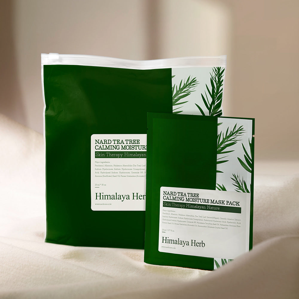 Nard Tea Tree Soothing Moisture Mask Pack 23ml 30 Sheets