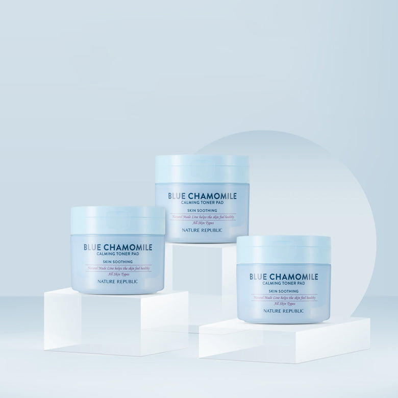 Nature Republic Blue Chamomile Calming Toner Pads 120g