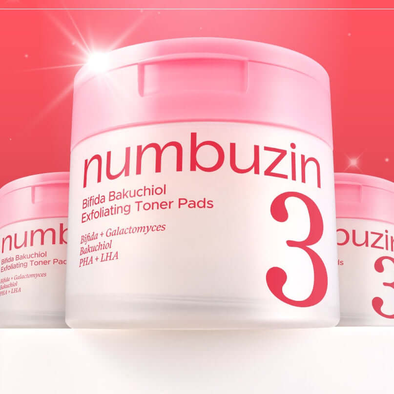 Numbuzin No.3 Bifida Bakuchiol Exfoliating Toner Pads
