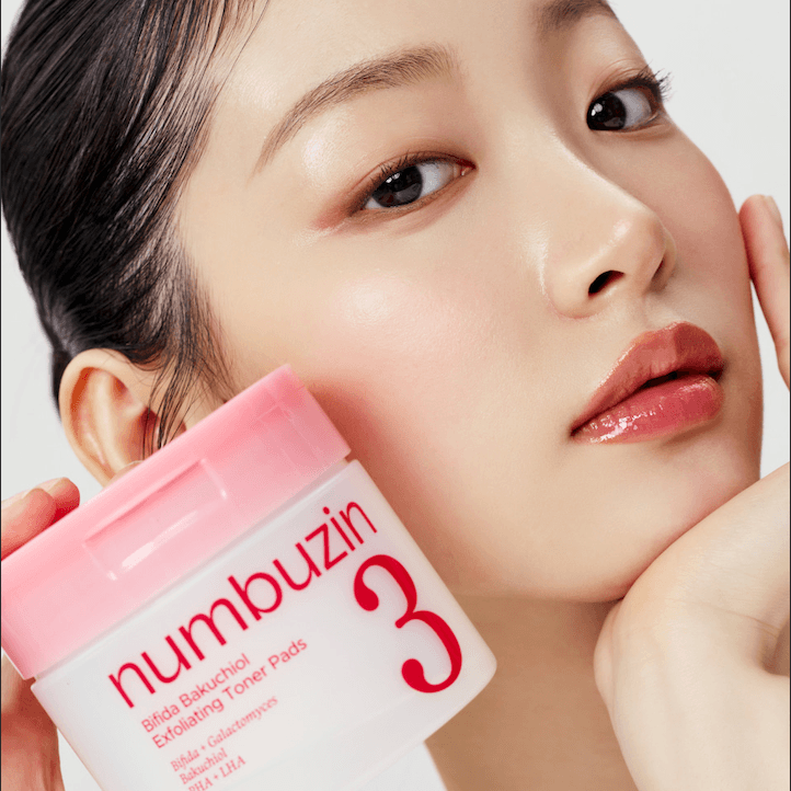 Numbuzin No.3 Bifida Bakuchiol Exfoliating Toner Pads