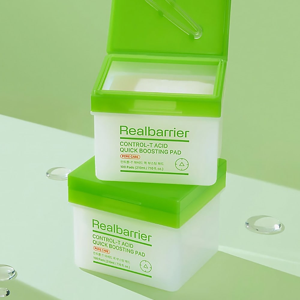 Real Barrier Control-T Acid Quick Boosting Pads 100 Sheets