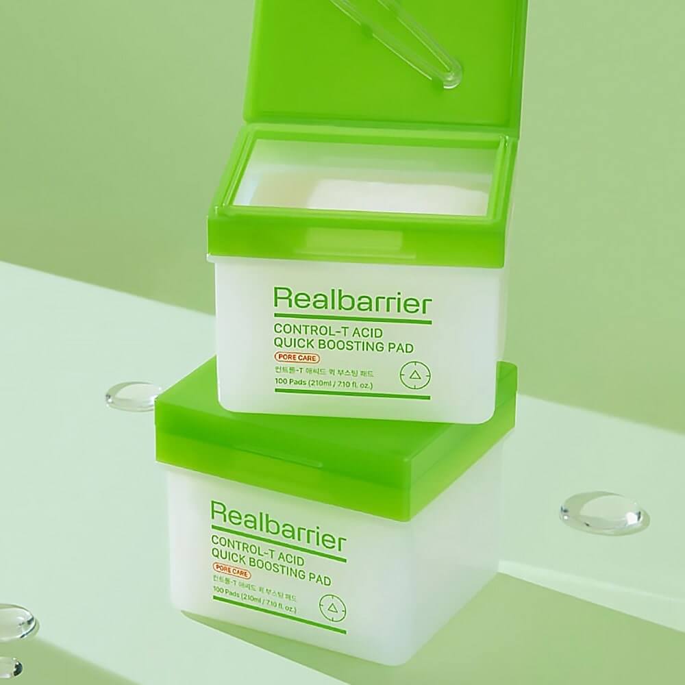 Real Barrier Control-T Acid Quick Boosting Pads 100 Sheets