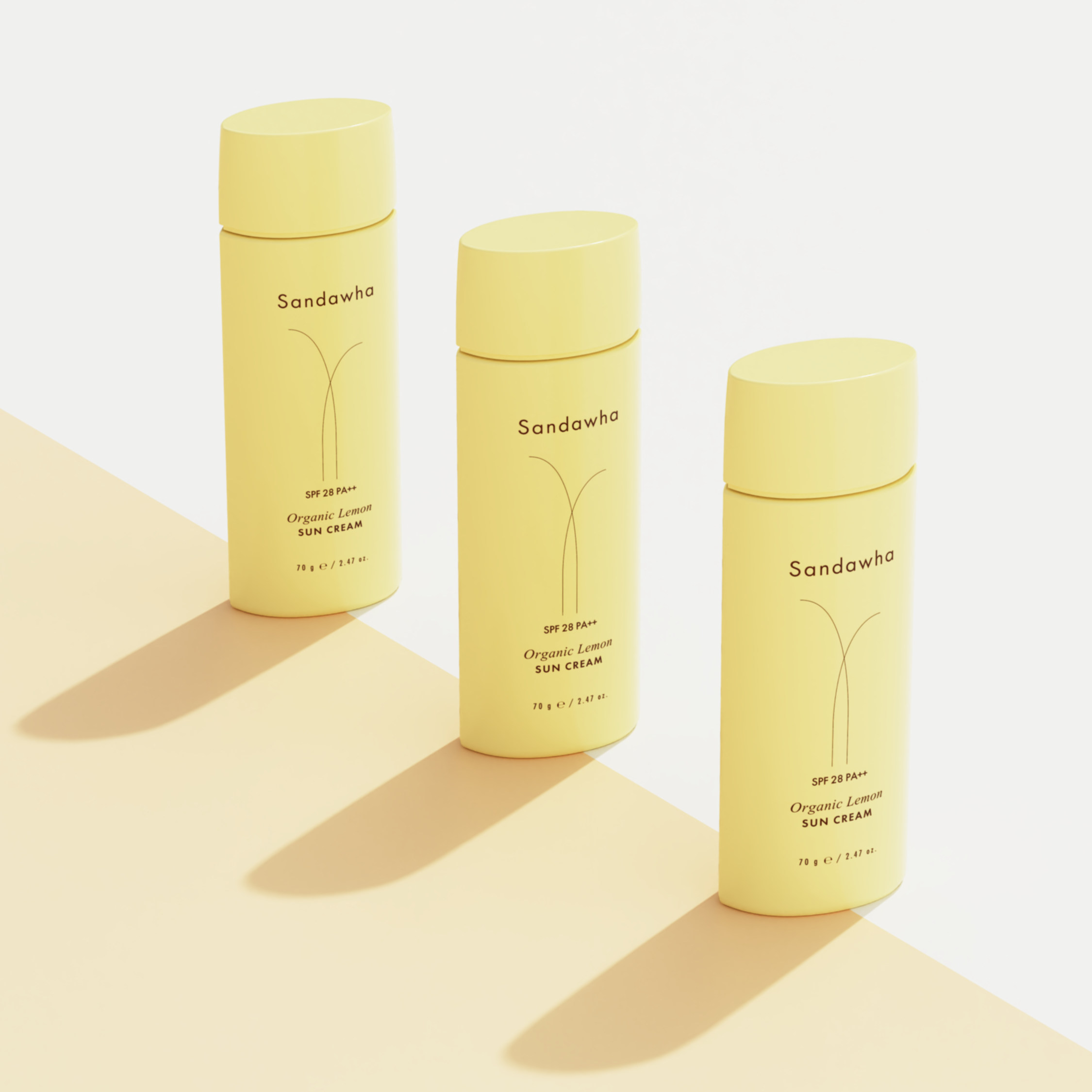 Sandawha Organic Lemon Sunscreen 70g