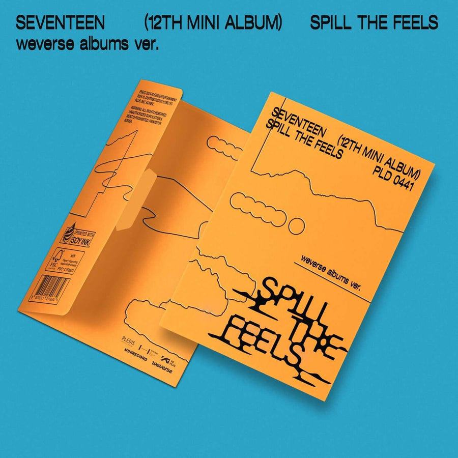 Seventeen - 12th Mini Album 'Spill The Feels' (Weverse Albums Ver.) (Random) - Kpop Album