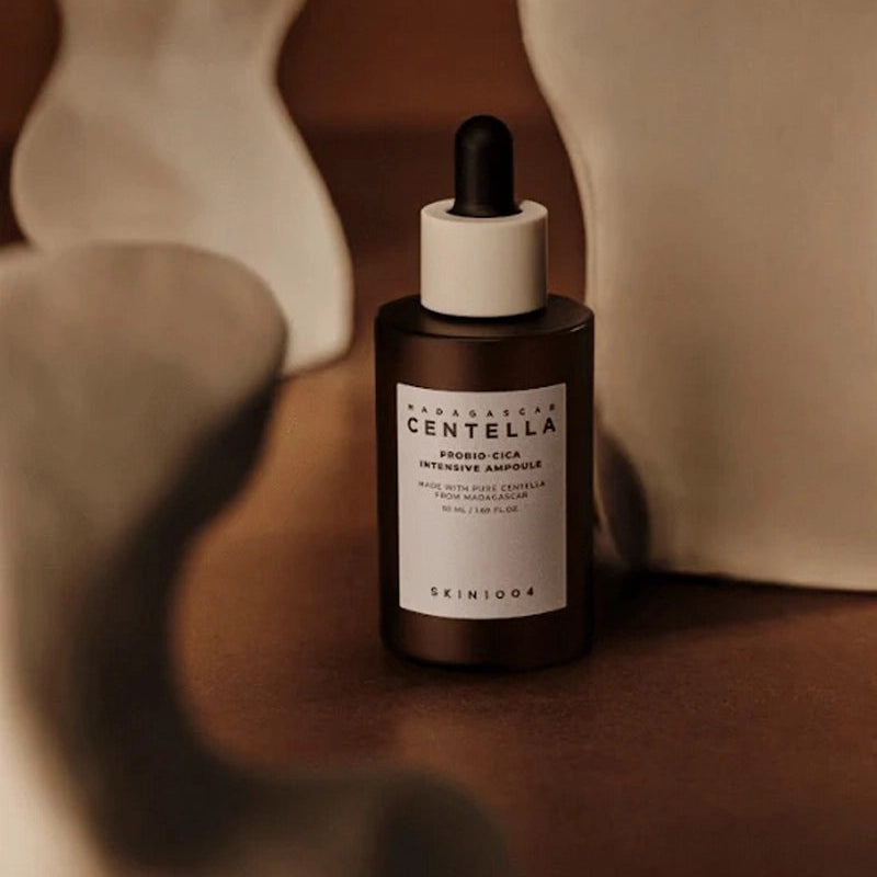 SKIN1004 Madagascar Centella Probio-cica Intensive Ampoule 50ml skincare product on display