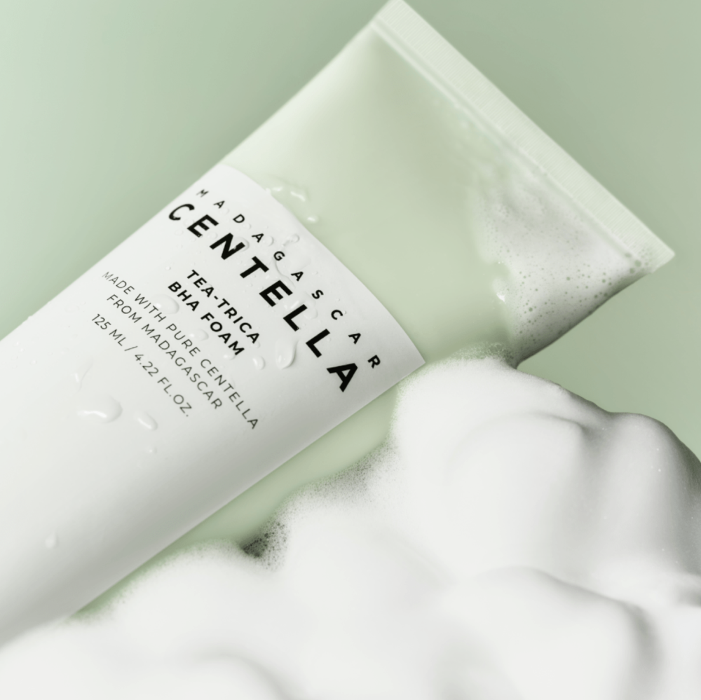 SKIN1004 Madagascar Centella Tea-trica BHA Foam 125ml face cleanser with foam