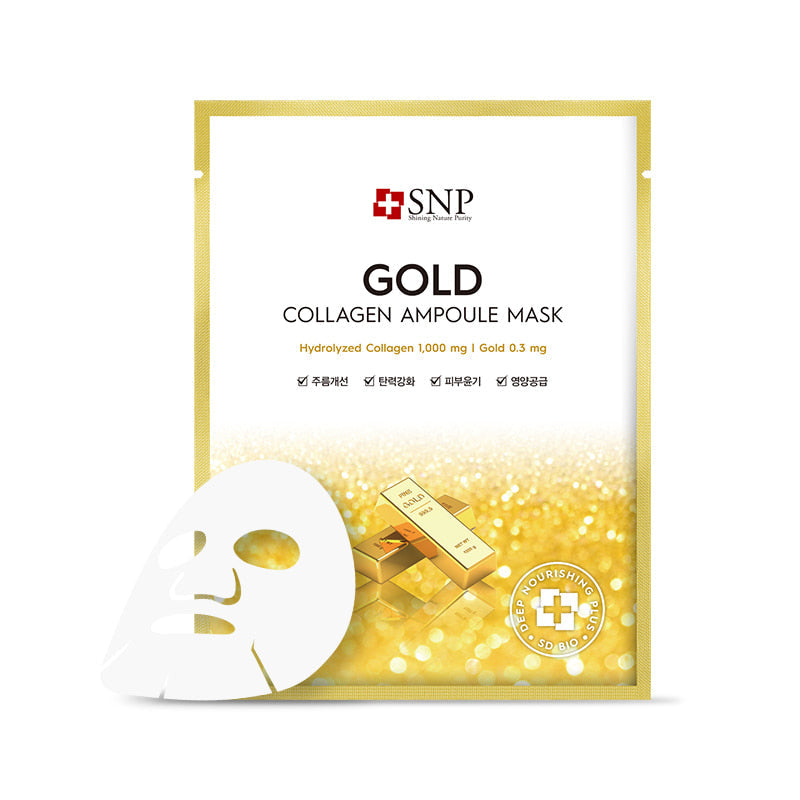 SNP ビューティー ゴールドコラーゲン アンプルマスク 25ml*10個
