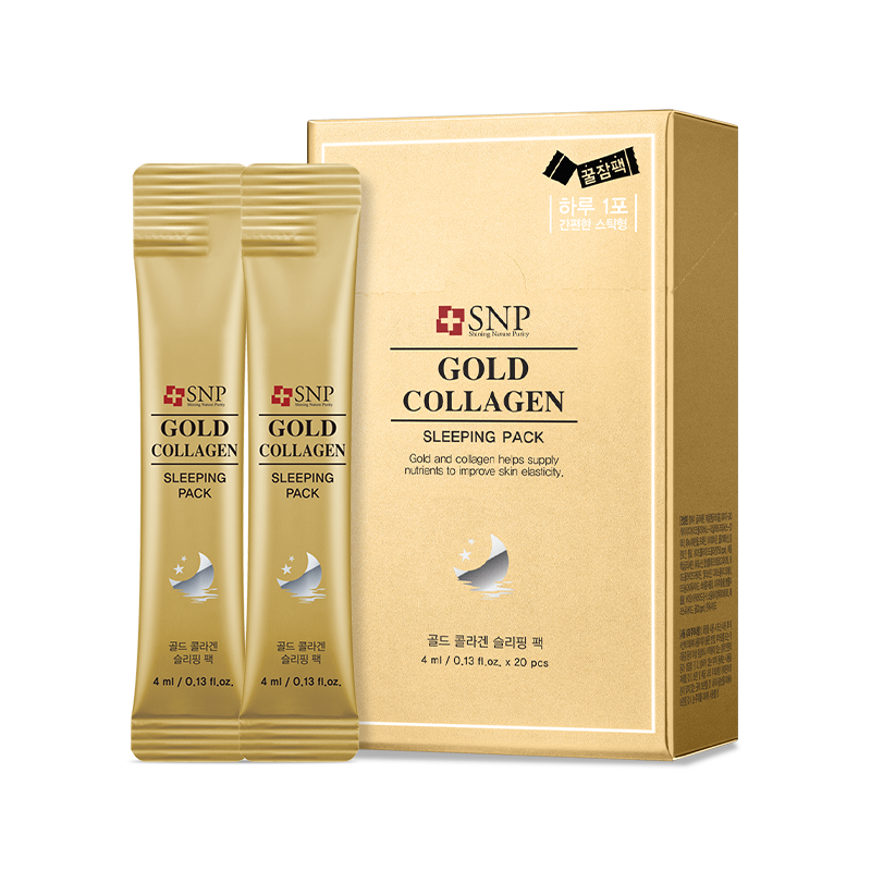 SNP ビューティー ゴールドコラーゲン スリーピングパック 4ml*20個