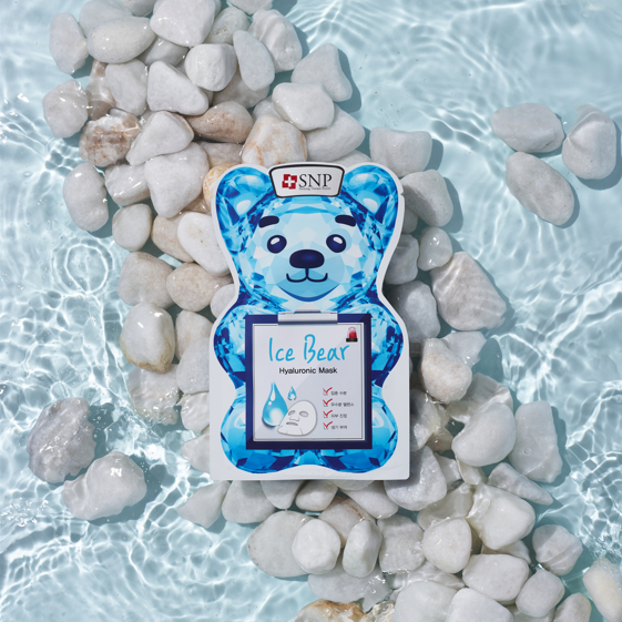 Snp Beauty Ice Bear Hyaluronic Mask 33ml*10ea