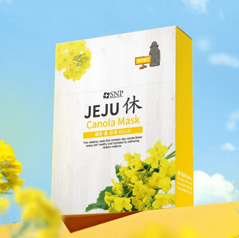 Snp Beauty Jeju Rest Canola Mask 22ml*10ea