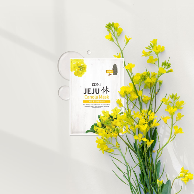 Snp Beauty Jeju Rest Canola Mask 22ml*10ea