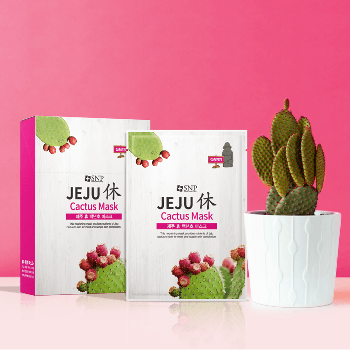 Snp Beauty Jeju Rest Green Tea Mask 22ml*10ea