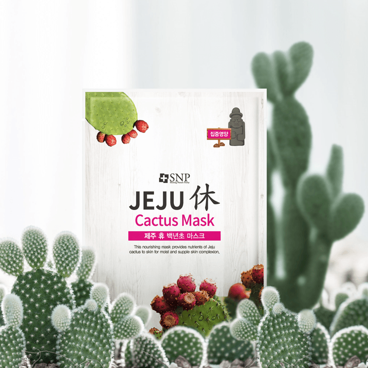 Snp Beauty Jeju Rest Green Tea Mask 22ml*10ea
